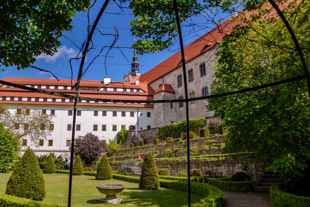 Rosengarten Schloss Hartenfels